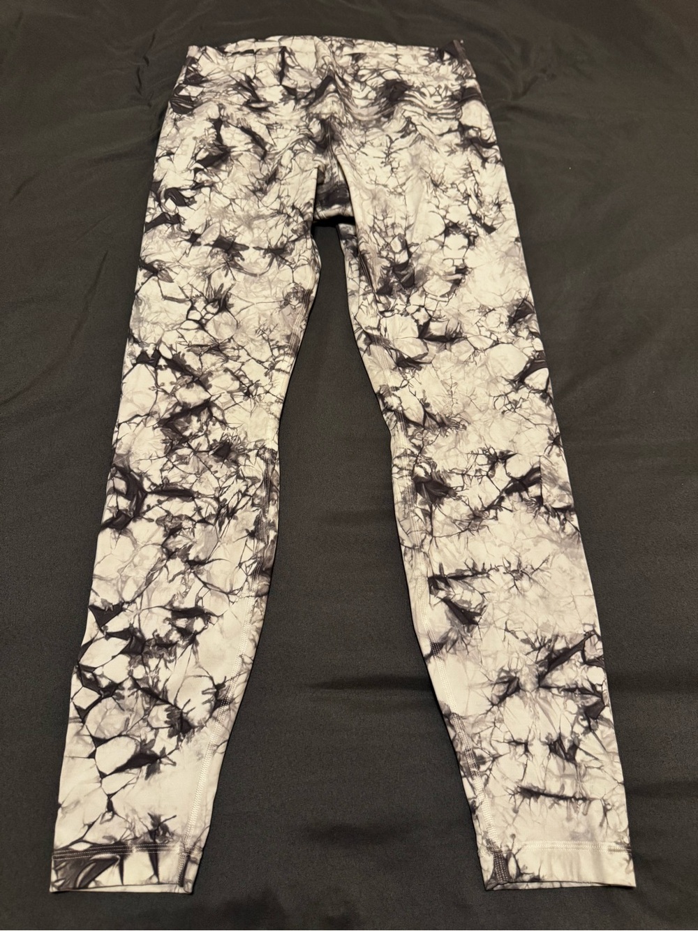 lululemon athletica Black and White Marble Leggings